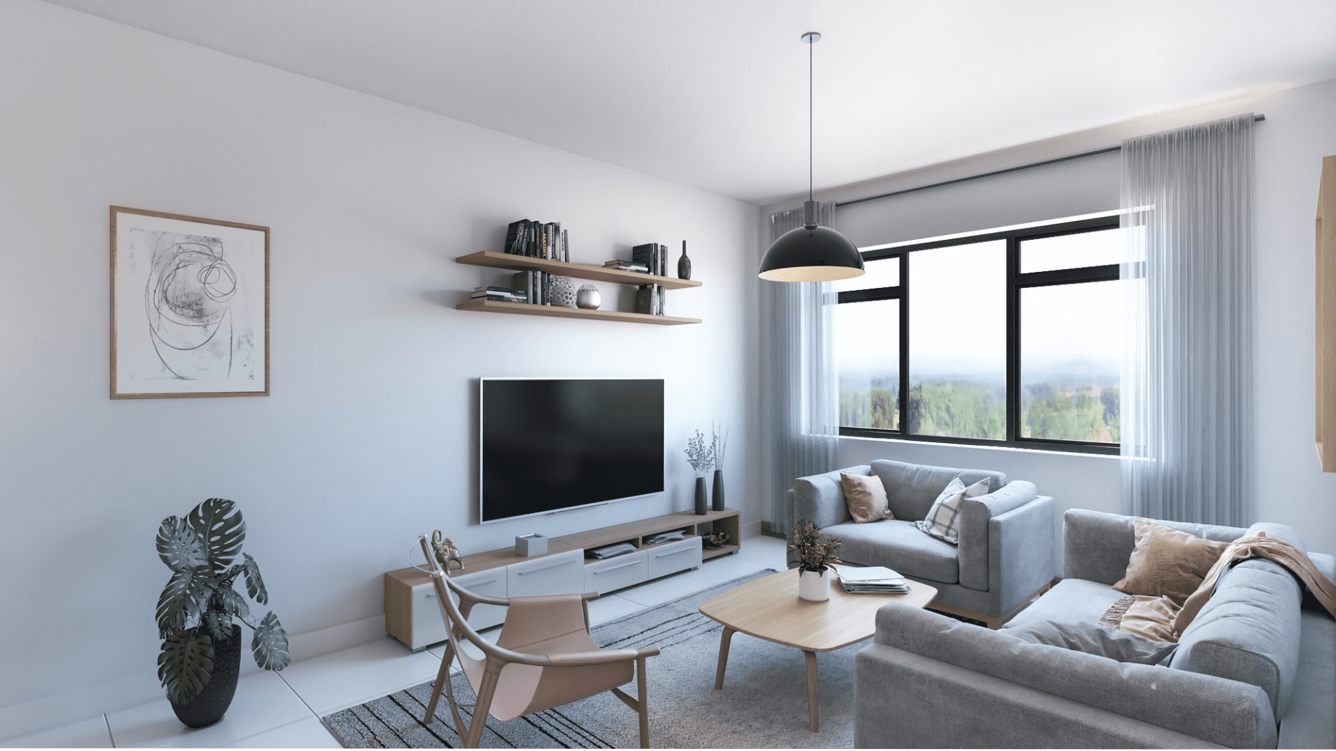 Official interior image of a 26 Mzizi Court apartment living room
